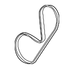 4668249AF - Cooling System: Power Steering Belt for Chrysler: PT Cruiser | Dodge: Neon Image