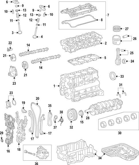 Engine for 2025 Toyota Grand Highlander #6