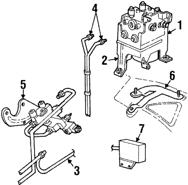 52008784 - Brakes: Brake Hydraulic Line Junction for Mopar Image