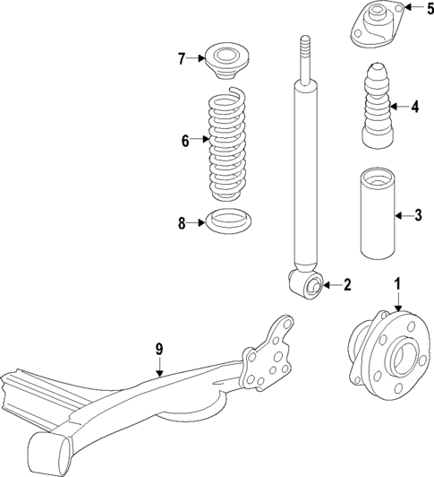 Rear Axle for 2019 Chevrolet Volt #0