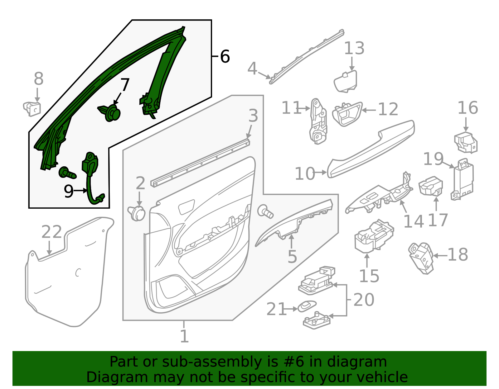 2014-2020 Acura MDX Window Trim 72442-TZ5-A01ZA | OEM Parts Online
