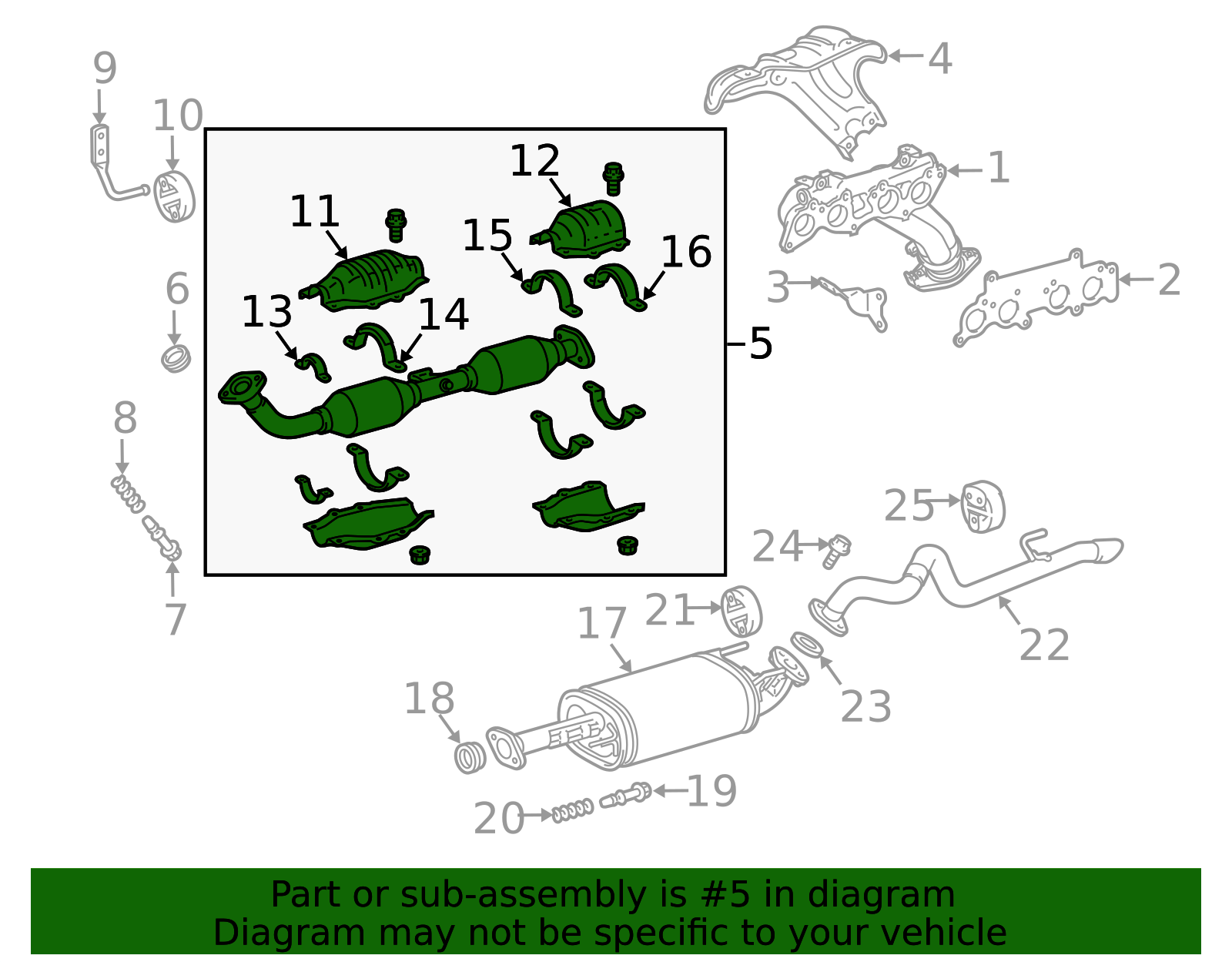 17410-75631 - Catalytic Converter 2010 Toyota 4Runner | Longo Toyota Parts