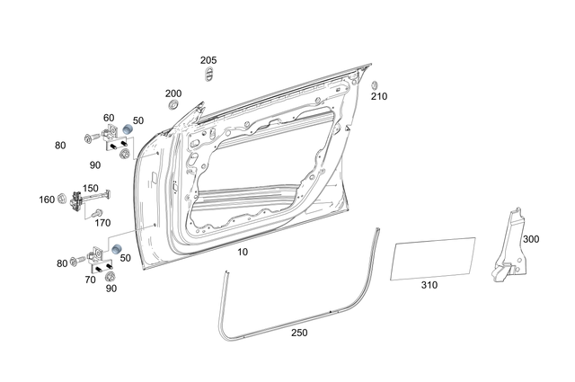 9829720 - Front Doors: Cover Cap for Mercedes-Benz Image image