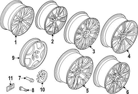 Wheels for 2024 BMW X6 #0