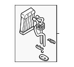 MR360705 - : Heater Core for Mitsubishi Image