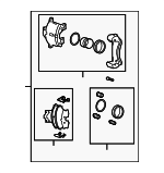 581102C200 - : Caliper Assembly for Hyundai Image