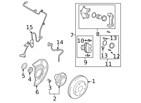 Anti-Lock Brakes for 2007 Hyundai Tiburon #2