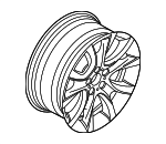 36116778582 - Suspension: Wheel, Alloy for BMW Image