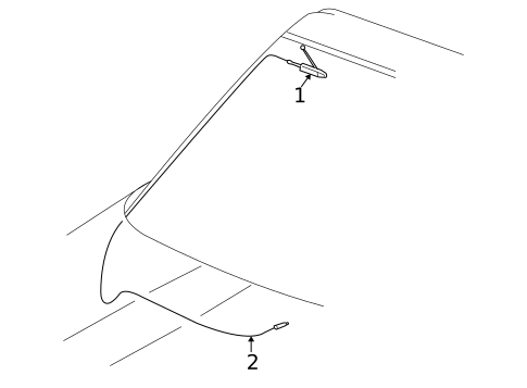 Antenna & Radio for 2005 Chevrolet SSR #0