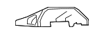 7LG41ZDMAA - Steering: Upper Column Cover for Mopar Image