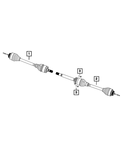 Front Axle Shafts for 2026 Dodge Charger Daytona #1