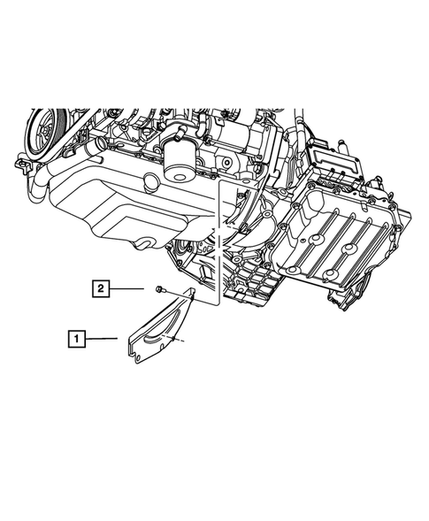 Mounting and Skid Plate for 2008 Dodge Grand Caravan #0
