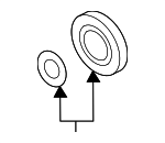 D2598078 - Suspension: Rear Seal for Audi Image