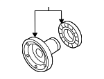 D3598070 - Suspension: Flange for Audi Image