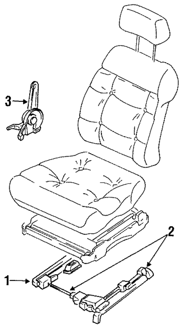 8740116E00 - : Recline Adjuster for Nissan Image