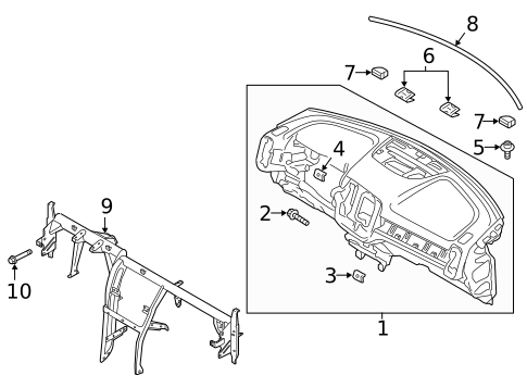 Instrument Panel for 2019 Volvo XC40 #0