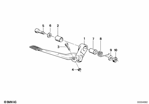 Brake Pedal, Connection Linkage for 1994 BMW-Motorrad K 1100 LT #0