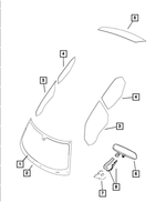 68040674AE - : Windshield for Mopar Image