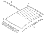 N1WZ2603410A - Body: Windshield Header for Ford Image