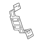 280396AV0A - Body: Display Unit Mount Bracket for Nissan: GT-R Image