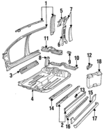 12362481 - Body: Uniside Assembly for GM Image