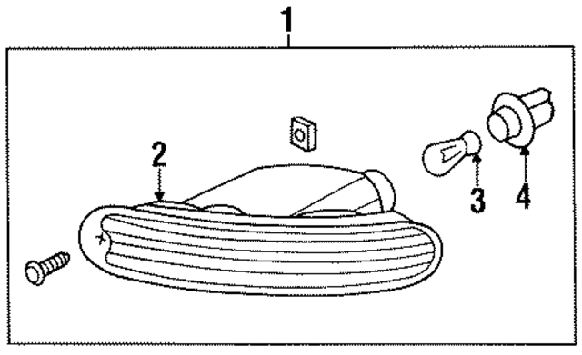 MR296329 - Electrical: Parking Light Assembly for Mopar Image