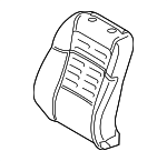 7155130B80 - Body: Seat Back Pad for Lexus: GS Turbo, GS200t, GS300, GS350, GS450h Image