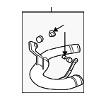 MR571601 - : Air Inlet Hose for Mitsubishi Image