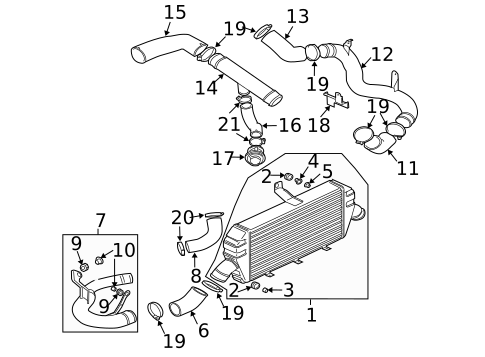 Intercooler for 2005 Mitsubishi Lancer #0