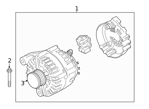 Alternator for 2016 BMW X3 #0