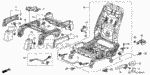 81606SJPL00 - Interior/Bumper: CORD, FR. SEAT SPS for Honda Image