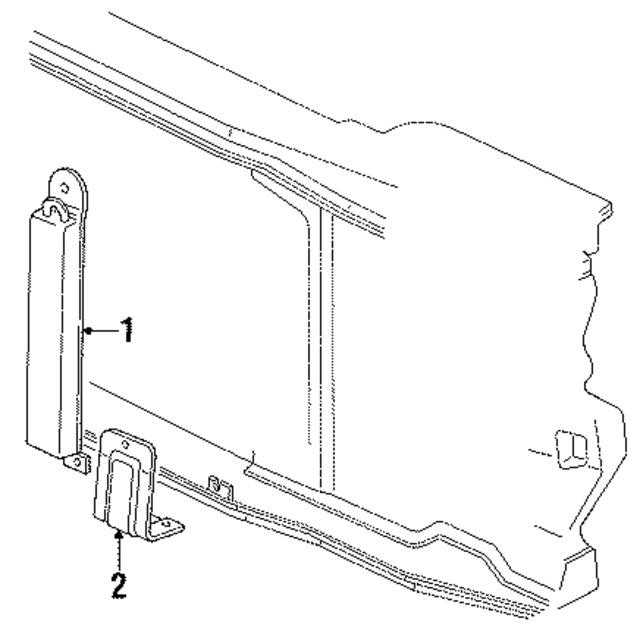 15567649 - Cooling System: Power Steering Cooler Bracket for GM Image