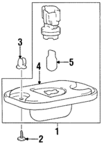 9250122210 - : License Lamp for Hyundai Image
