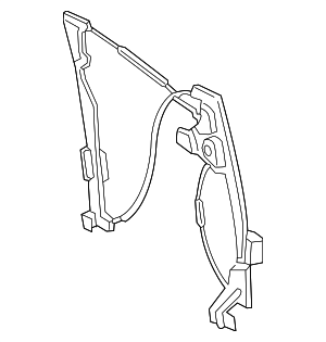 WLR343 - Body: Motorcraft Window Regulator for Ford Image