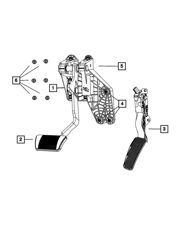 68029277AA - Brakes: Nut And Washer for Mopar Image image