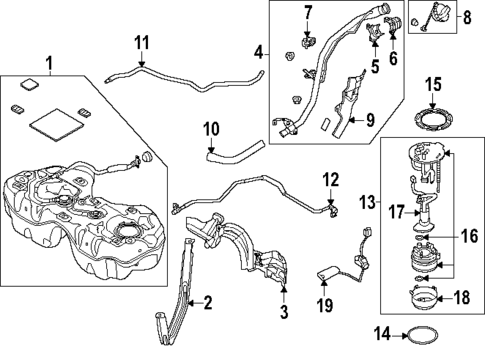 Fuel System Components for 2025 Mazda CX-70 #0