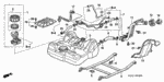 91402SDC000 - Electrical/Exhaust/Heater/Fuel: CLIP, TUBE (B12) for Honda Image