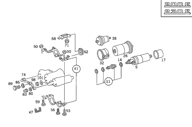 3091530126 - Fuel System: Fuel Pump for Mercedes-Benz Image image