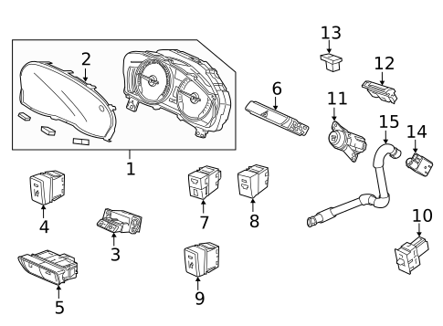 Ignition Lock for 2017 Acura TLX #0