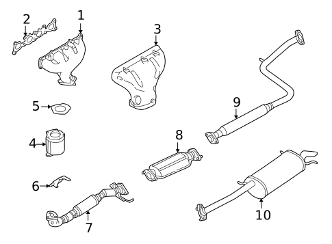Gaskets & Sealing Systems for 1999 Mazda 626 #0