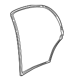 UJ33XXXAF - Body: Door Weather-strip for Mopar Image
