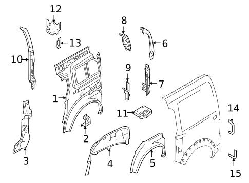 Inner Structure for 2010 Ford Transit Connect #0