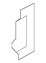 2T1Z6121978C - Body: Inner Pillar Plate for Ford: Transit Connect Image