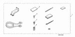 938910400807 - Accessory Components: SCREW-WASHER (4X8) for Honda Image