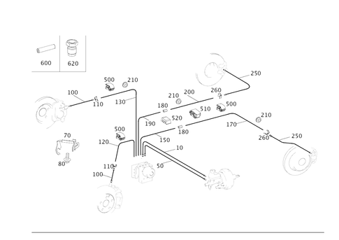 Brake Lines for 2018 Mercedes-Benz AMG GT R #0