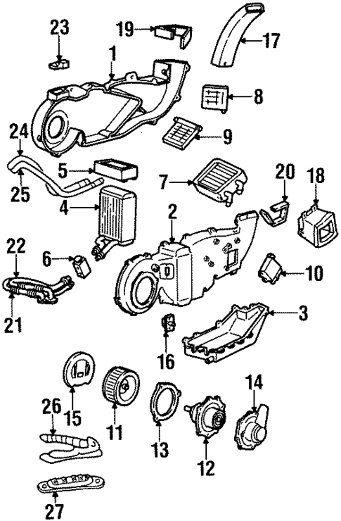 Condenser, Compressor & Lines for 1999 Lincoln Navigator #2