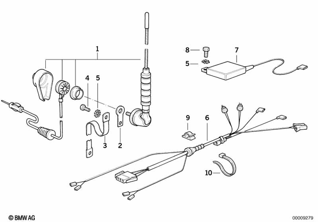 65217728901 - Audio, Navigation, Information Systems: Antenna - Ask for BMW-Motorrad Image image
