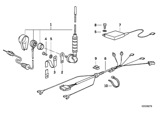 65217728901 - Audio, Navigation, Information Systems: Antenna - Ask for BMW-Motorrad Image