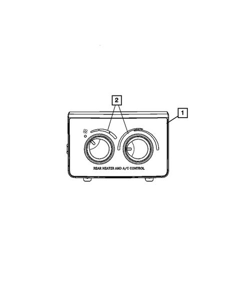 Air Conditioner and Heater Controls for 2004 Dodge Durango #1