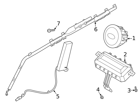 Air Bag Components for 2024 Kia Soul #0